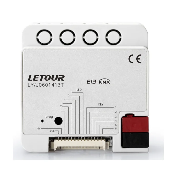 KNX/EIB Встроенный 8-канальный Универсальный интерфейс сухой контакт модуль ввода Смарт гостиничная система KNX сигнализации умный дом 100% Новый