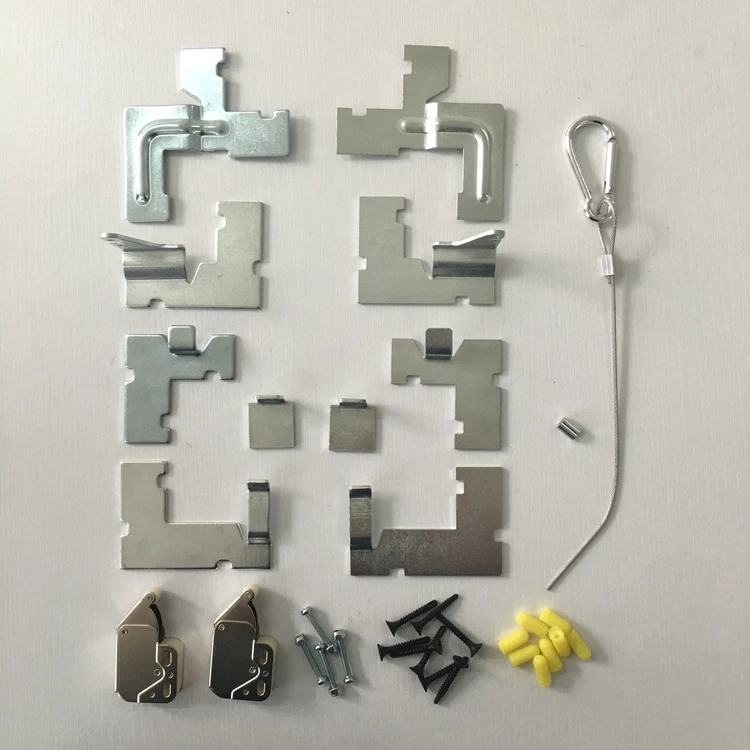 Push to open cabinet magnetic touch latch corner fittings hardware