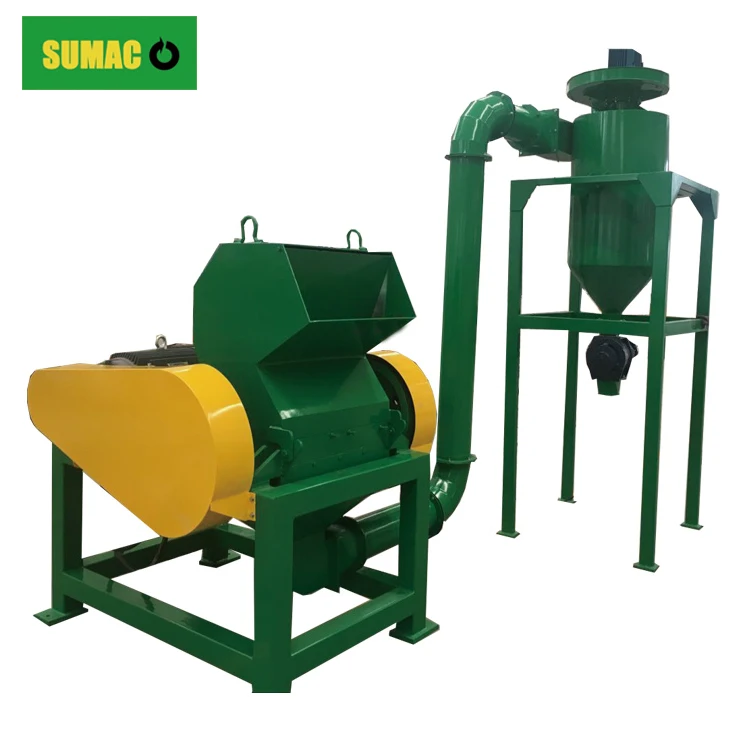 China Supplier Jiangsu Sumach Old Rubber Tyre Recycling Plant Rubber Particle Equipment