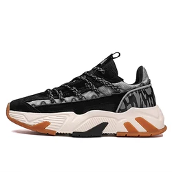 Dropshipping Custom Logo Top Quality Men Sports Footwear Outdoor Trendy Chunky Sneaker Fashion Male Walking Style Shoes