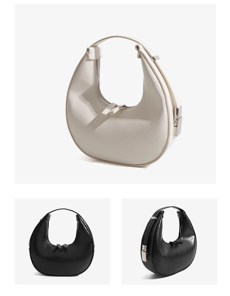 Designer sling bag underarm bags wholesale Half Moon handbag and purses high quality shoulder clutch hand bag