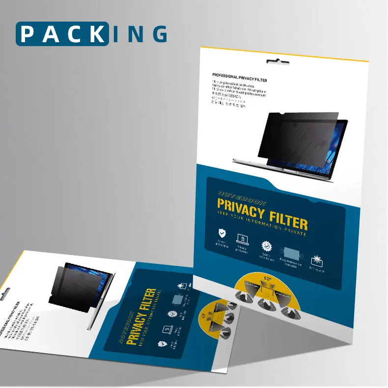 Hot Selling Best Price Removable Anti Spy Screen Film for MacBook Anti Glare Privacy Filter for MacBook Air 12 inch