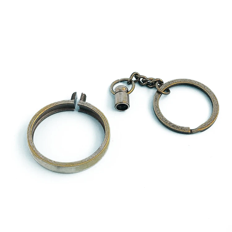 
27mm 32mm 38mm 45mm 50mm blank stainless steel split rings keyring keyring 