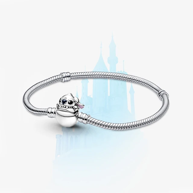 NEW Real 925 Sterling Silver Stitch Bracelet pumpkin car castle snake chain Bracelet Fashion marvel Jewelry Suitable for Women