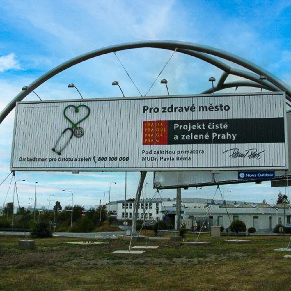 Trivision Billboard Advertising Prismatic Rotating Panel  Billboard Aluminum Tri-action Billboard