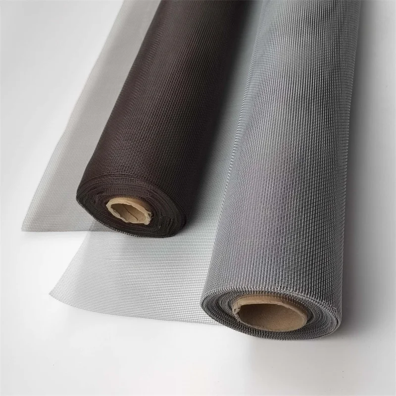 Wholcsale Cussomization Pvc White Window Screen Mosquito Nets For Windows Floor-to-ceiling fiberglass screens