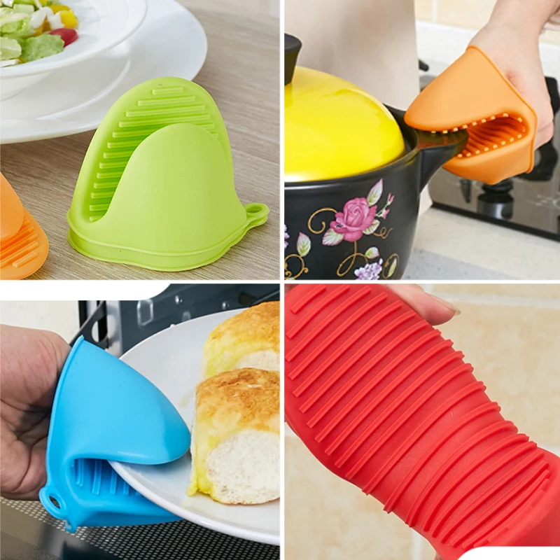 Wholesale hot sale Heat Resistant Anti Scald  Kitchen baking Thicken Thick anti scalding Oven Pinch Mitts
