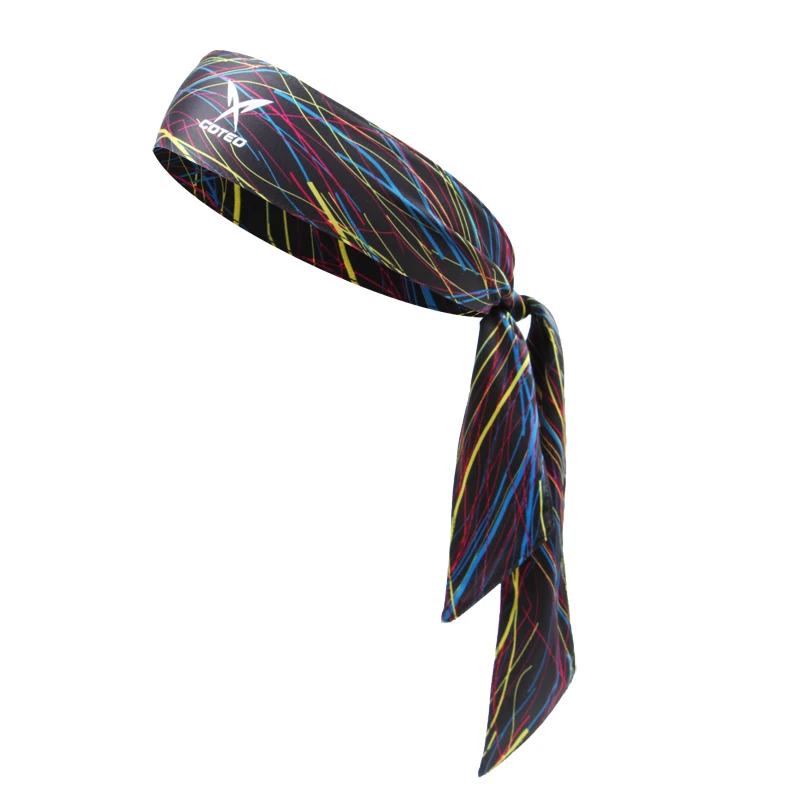 
SPORTS Dry-Fit Head Ties Tennis Headbands Sweatbands for Women Men Boys Girls Kids Performance Elastic & Moisture Wicking 