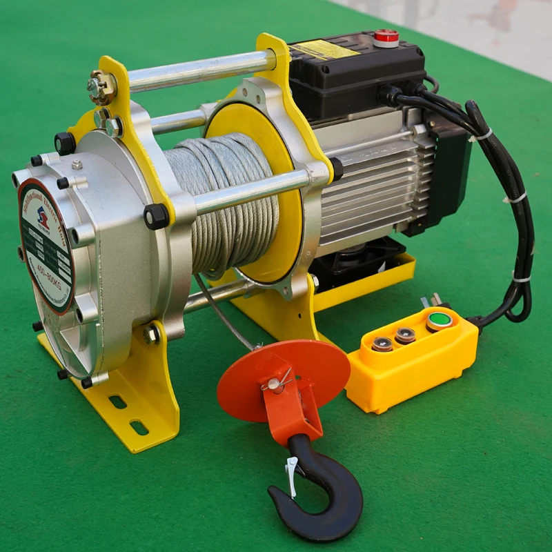1000 Kg Portable Micro Wire Rope Motor Lift Hoist With Price