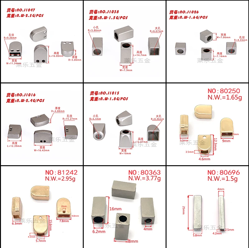 Fashionable silver Cord end mobile phone case adjustment buckle metal cord lock