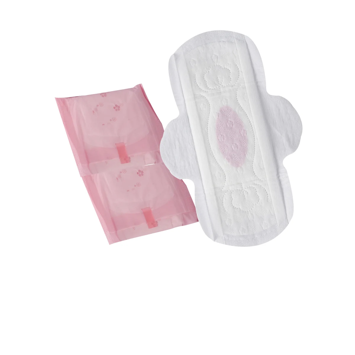 Tea Polyphenol Sanitary Pad Pink Dynamic Anion chip Disposable Leak Proof Pads Nano Silver Disposable Leak Proof Sanitary Napkin