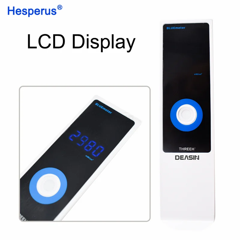 Dental CURING LIGHT METER Visible LED radiometer curing intensity Battery dentistry instrument equipment tools