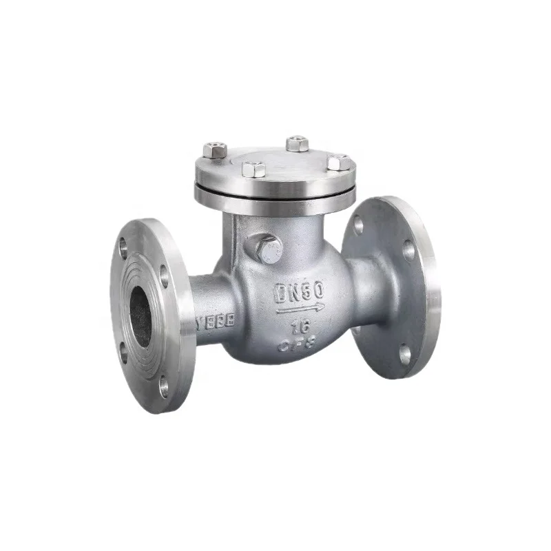 ASME 300LB SS304/316 High Temp Flanged Swing Check Valve, ANSI 150LB, JIS 10K, 1.6MPA