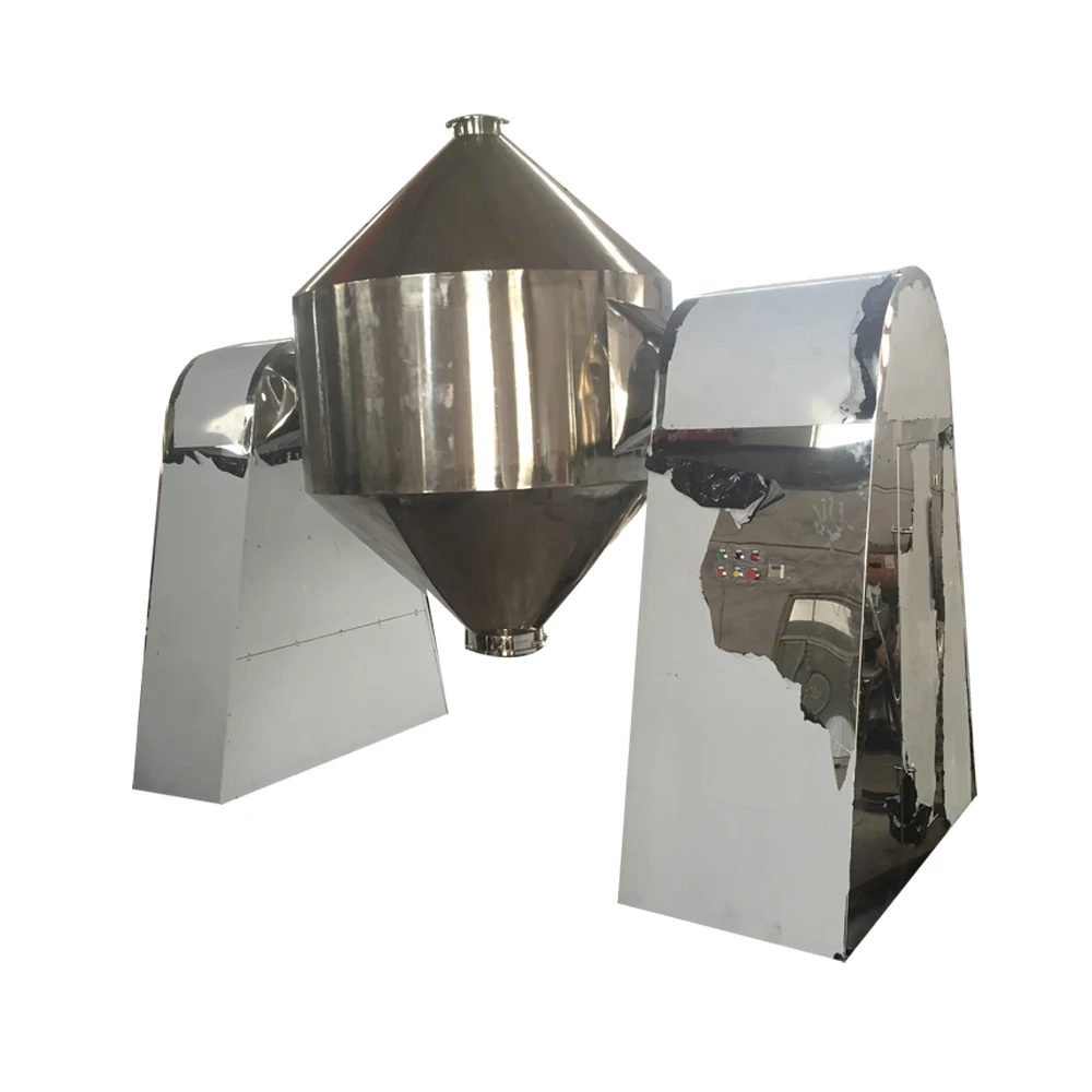 CE w type double cone dry powder shape mixer mixing machine for food protein animal feed vertical pharmaceutical screw blender