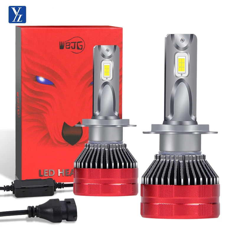 Amazon H4 led headlights hot sale led headlight kits 6000k 50W 8000lm 9006 9012 H1 Head Light Bulb Auto Car H7 Led Headlight