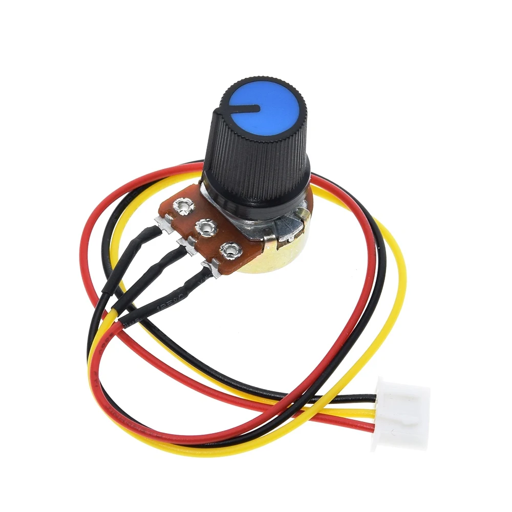 TZT  WH148 potentiometer B10K B100K speed control knob control switch XH2.54 3P linear control handle