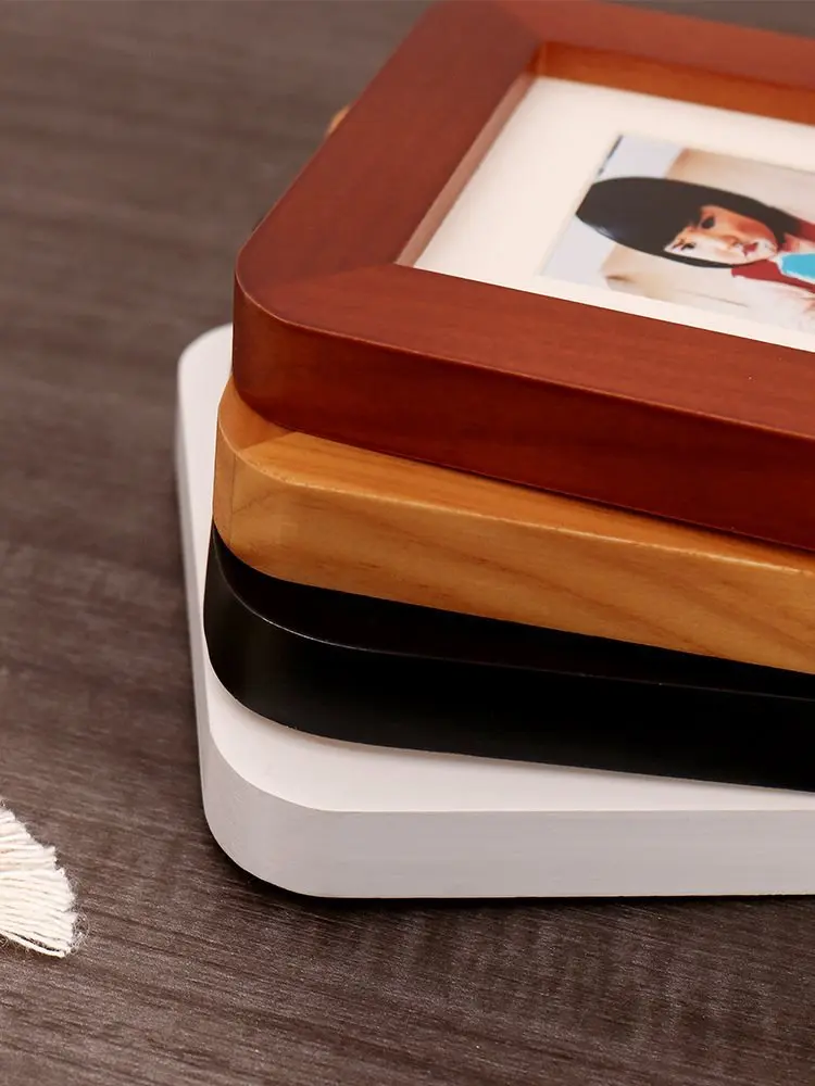 Engravable picture frame 4x6INCH Hanging Heart Wedding Decoration Souvenirs Wooden Picture Photo Frame