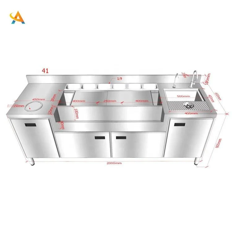 Low Price Foldable Cocktail Bar Station Equipment