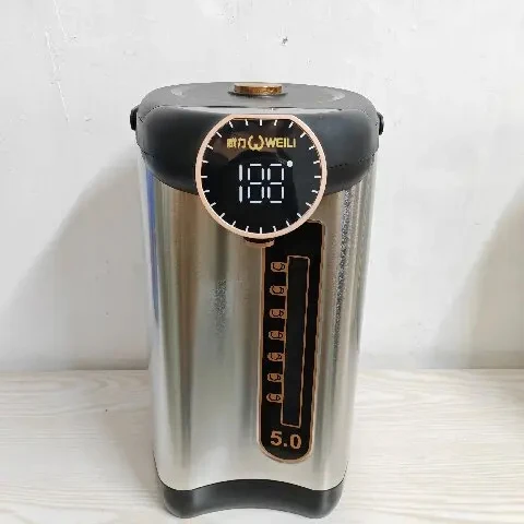 5L big digital display screen touch control panel multi-functional 12 options insulation  2 ways dispense electric thermo pot