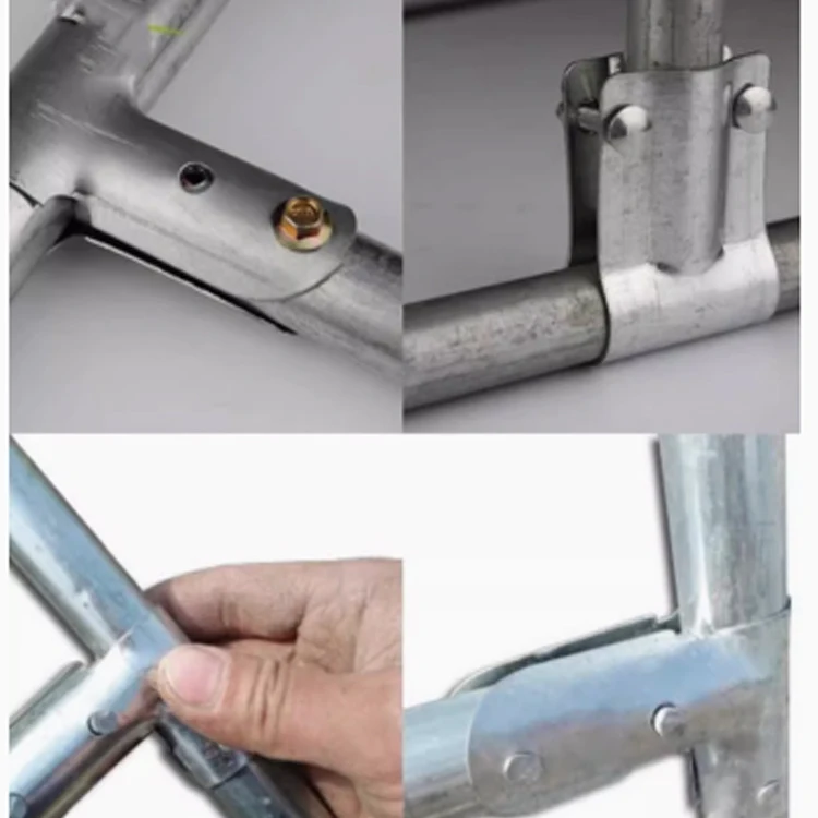 metal stamping partsindustrial supplies residential greenhouse accessories connector galvanized t clamps/t-clip/t type bracket