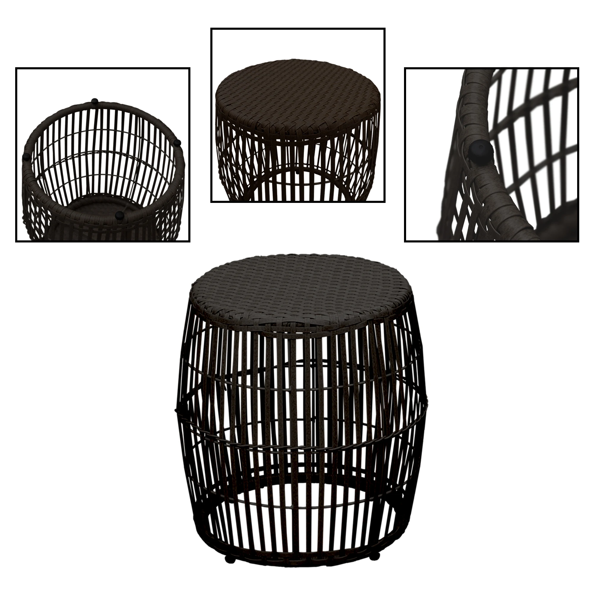 Hot sales M02858 import putdoor rattan chair and table furniture wicker sets from china