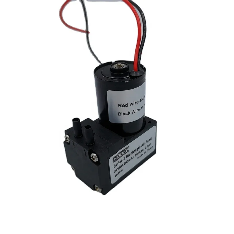 Бесшумный диафрагменный насос 12 в 6 л/мин 3 бар с воздушным покрытием и глушителем для ароматических машин