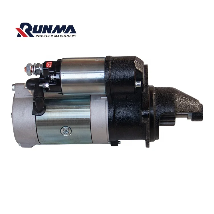 Runma superior quality QDJ254 D30-3708100 manufacturing high durable machinery engine spare parts diesel starter for loader