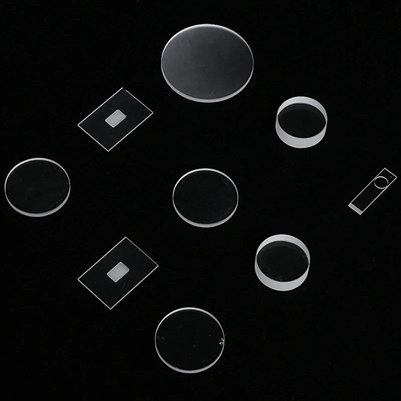 Термоплавкий оптический прозрачный кварцевый вафель круглая кварцевая пластина прозрачная