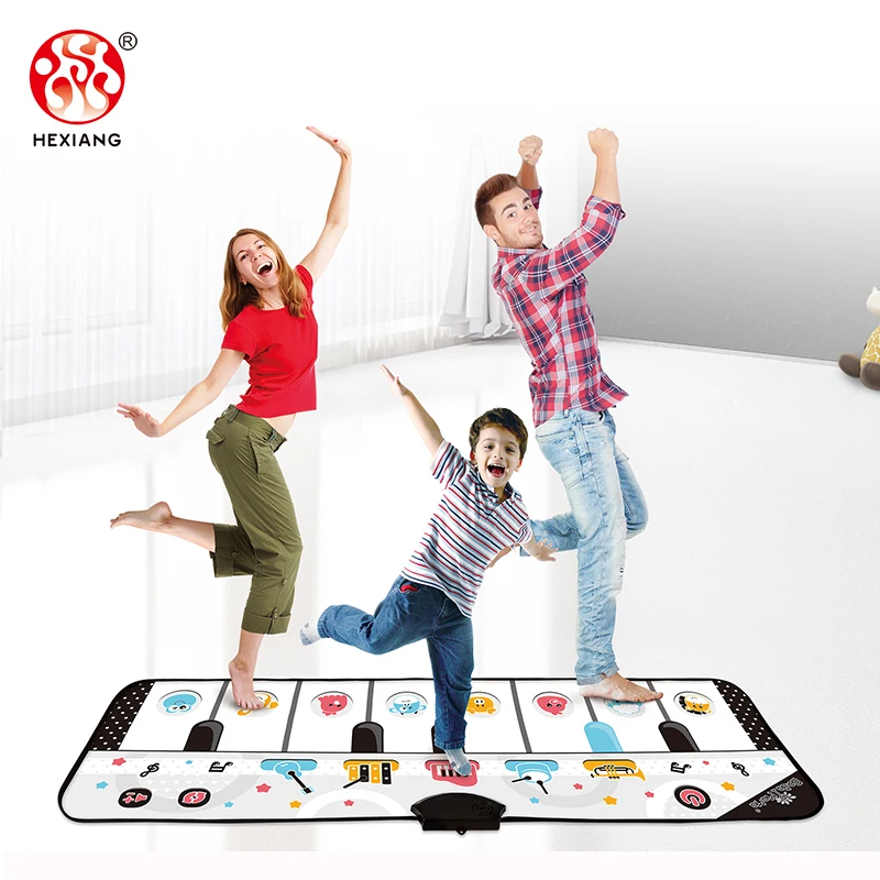 Лидер продаж, гигантский танцевальный коврик для пианино, 16 кнопок, детская электронная клавиатура, музыкальный игровой коврик, игрушка