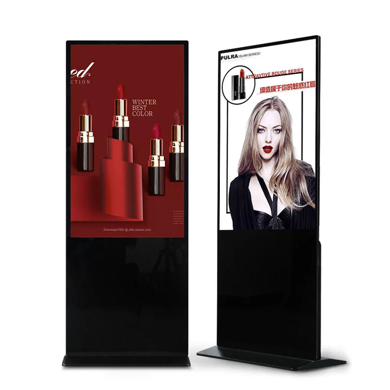 Indoor Floor Standing Vertical Interactive Totem LCD TV Touch Screen Kiosk Advertising digital signage display for advertising