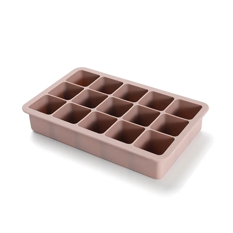 Stackable Ice Cube Trays with Custom Logo Imprint Silicone Ice Tray Set with SpillResistant Removable Covers