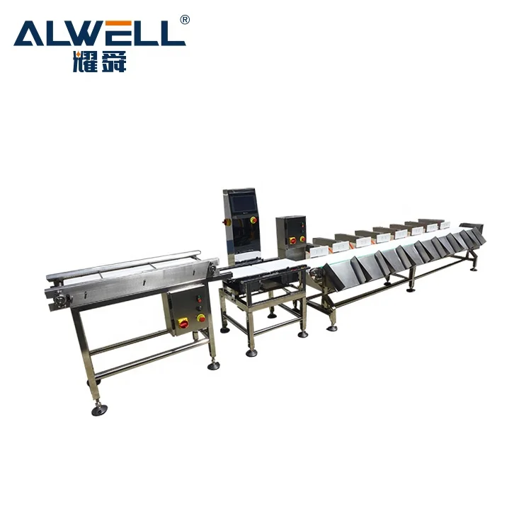 Высокая Эффективность автоматическая машина для сортировки веса/рыба креветки сортировочная машина