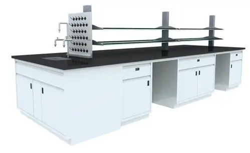 Steel workbench designs chemistry with sink Lab table
