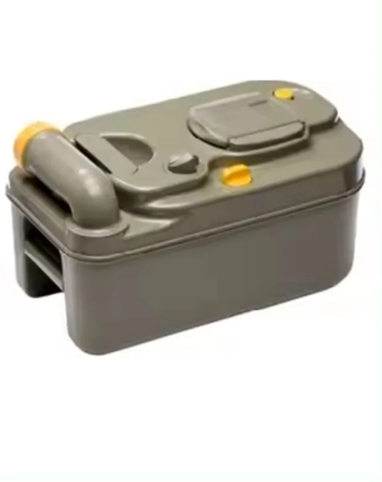 RV Electric Flush Toilet Smart Cassette Water Closet with Rotatable Seat for Easy Cleaning in Motor homes Camper Boats & Yachts