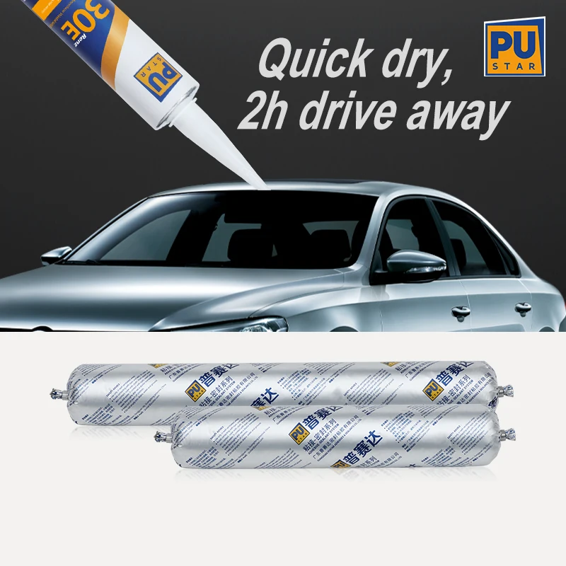 Pustar Renz30E High Initial Bonding Adhesive Fast Curing PU Sealant One Component Glass Caulk For Auto Glass Sealant