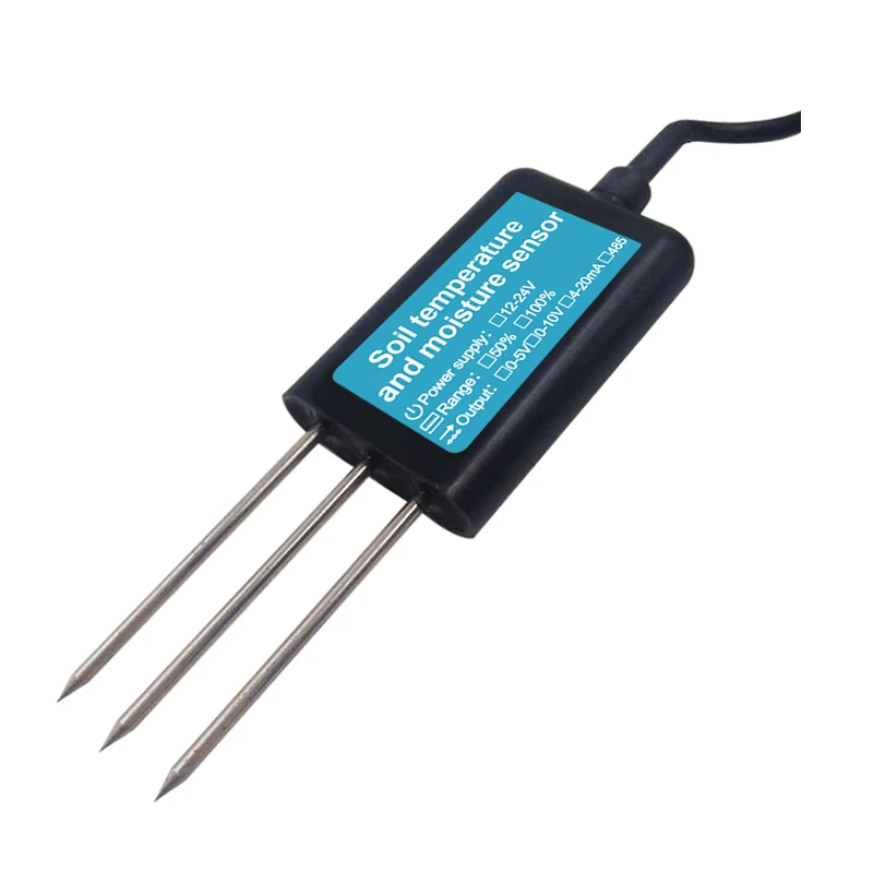 JXCT Smart Soil Moisture and Temperature Transmitter RS485/4G/LORA/ Agricultural Instrument Soil Temperature and Humidity Sensor
