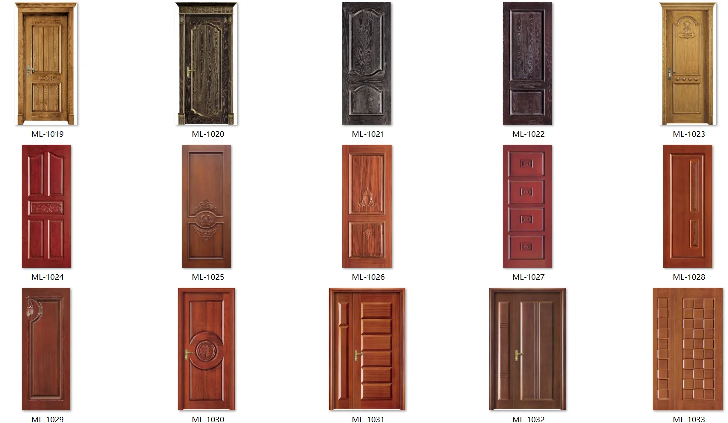 Modern flush design frameless interior wooden door hidden door 