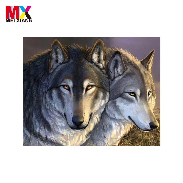 2023 Wolf Design 3d Lenticular Picture Nake 75LPI Lenticular FOR Home Decoration