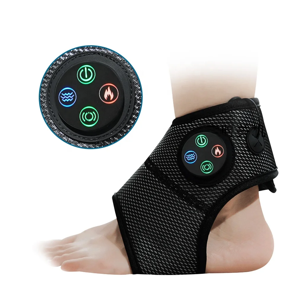 
Automatic Vibrating Smart Air Foot Joint Leg Ankle Reshaping Compression Ankle Brace Massager Device With Heat 