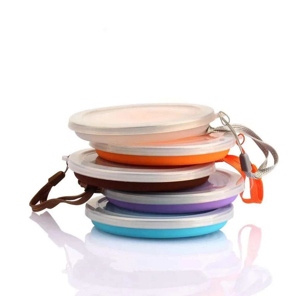 270ml Telescopic Collapsible Silicone Camping Travel Cup