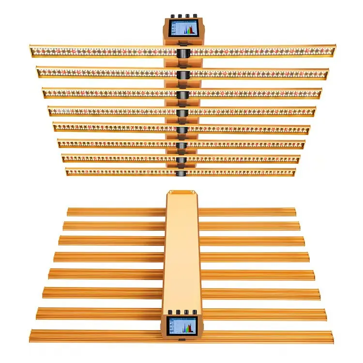 Koniea wholesale high quality full spectrum 720W 900W 4 channel led grow light bar commercial dimmable led grow light lampkits