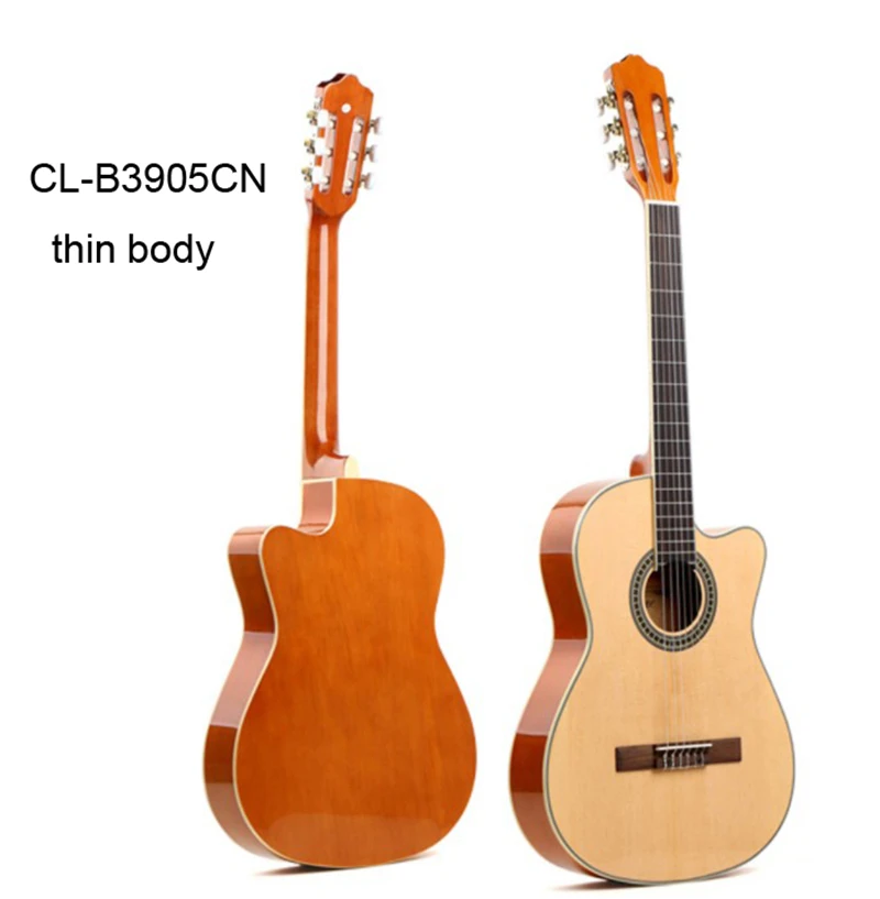 CL-B3905 39 дюймов ель древесина начинающие студенческие модели классических гитар Деревянная Классическая гитара