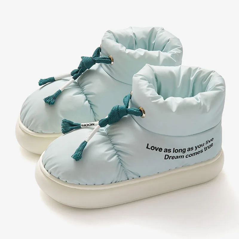 Winter Ankle Boots EVA Sole Comfortable Breathable Anti-slippery Closed Toe Box Women Fashionable Casual Outdoor Cotton Fabric