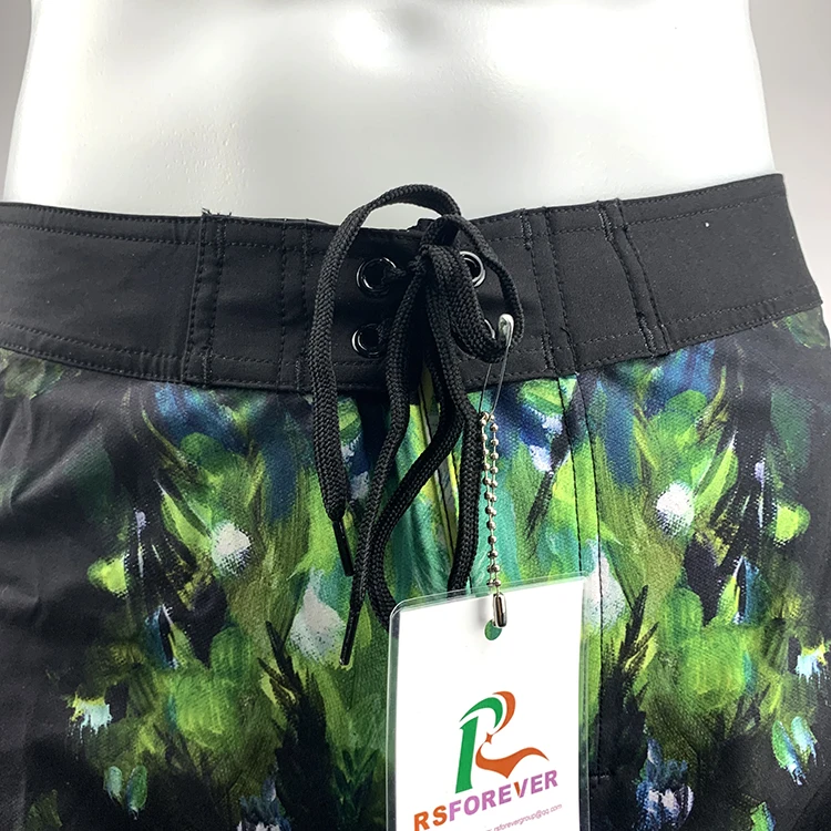 Designer Men Surf Swimwear Breathable Beach Swimming Trunks Quick Dry Board Shorts with Pocket 1 Piece Custom Service Adults