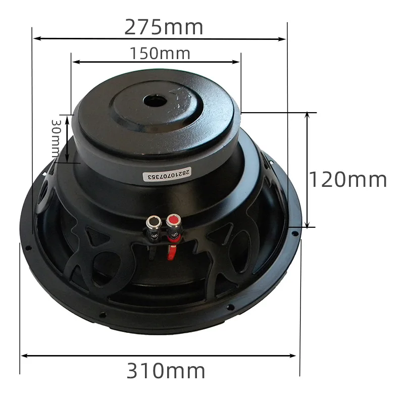 10/12/15 inch speaker car audio horn heavy-duty mid-bass modified HIFI Speaker door  deep woofer
