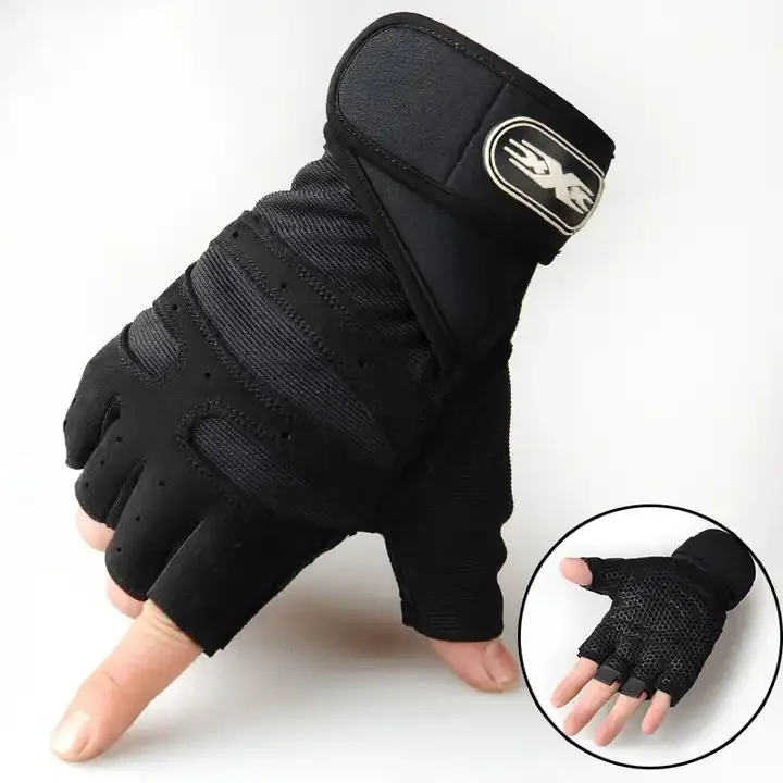 2024 new SENYI Top Quality Fitness Breathable Ventilated Half Finger Cycling Gloves Hook Closure Customize Logo Design Wholesale