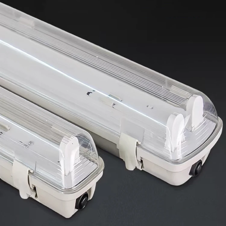 T8 Tube Fitting 0.9m 1.2m 18w 20w G13 lamp holder Indoor Lamp T8 Alu Fitting triproof with plastic cover match tube t8 lighting
