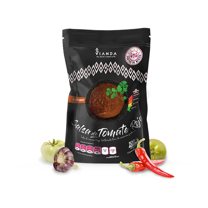 Lyophilized Wholesale Spout Pouch Single Serve Seafood Dipping Pure Tomato And Chilli Sauce In Sachets Suppliers