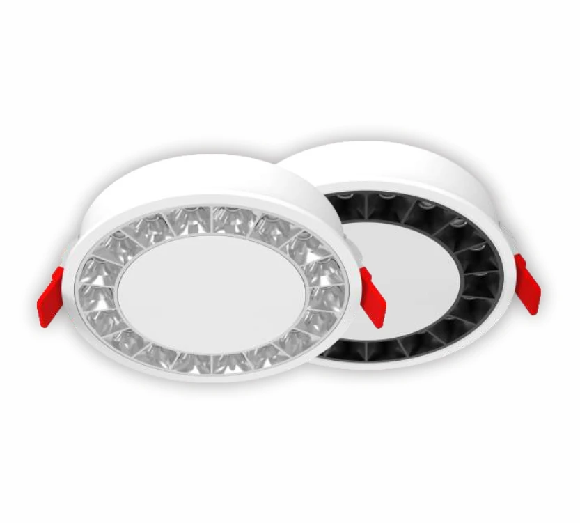 2022 popular high CRI lumen ceiling Lighting Fixture 7W 12W 20W 30W recessed anti glare downlight for high quality requiremnt