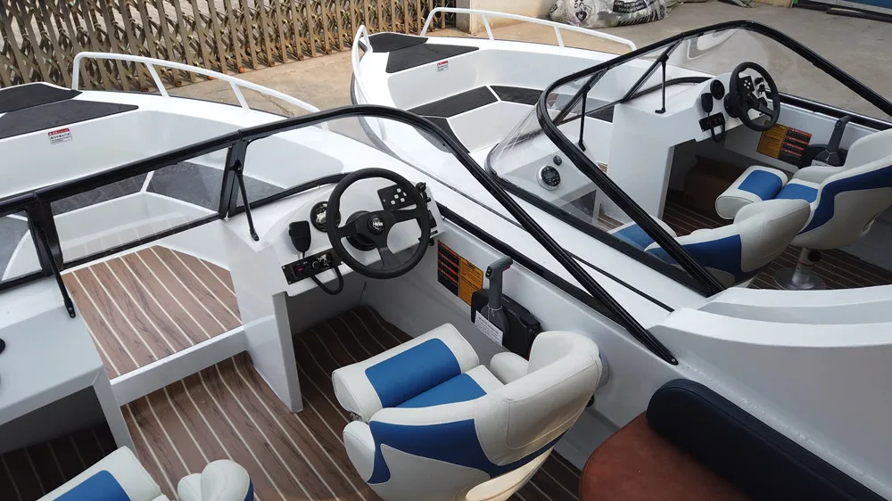 FACTORY customized aluminium Leisure boat 7 persons speed 40-55km/h boat